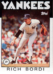 1986 Topps Baseball Cards      094      Rich Bordi
